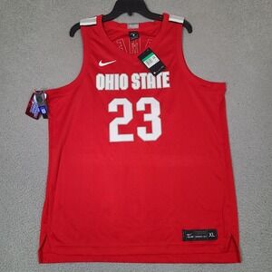 Nike Ohio State Buckeyes‎ LeBron James 23 Basketball Jersey Mens XL Red Elite